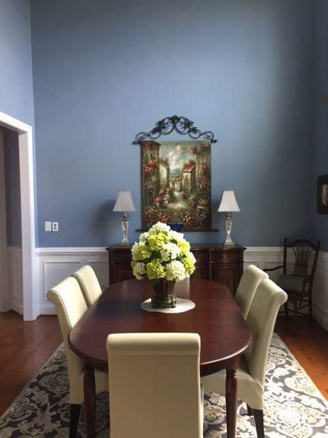 painting contractor Virginia Beach before and after photo dinning-after